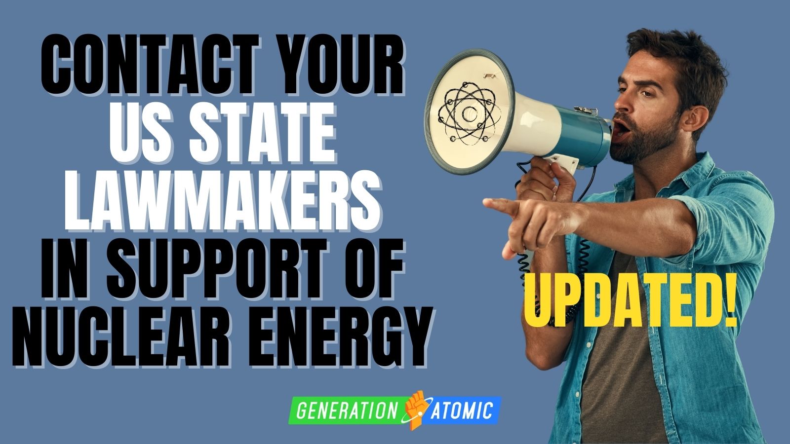 Contact your lawmakers in support of nuclear energy