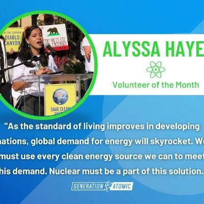 Generation Atomics-May Volunteer Of The Month