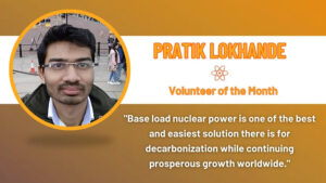 Julys Volunteer Of the month, pratik lokhande