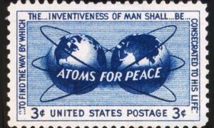 Re-release Atoms for Peace Stamp