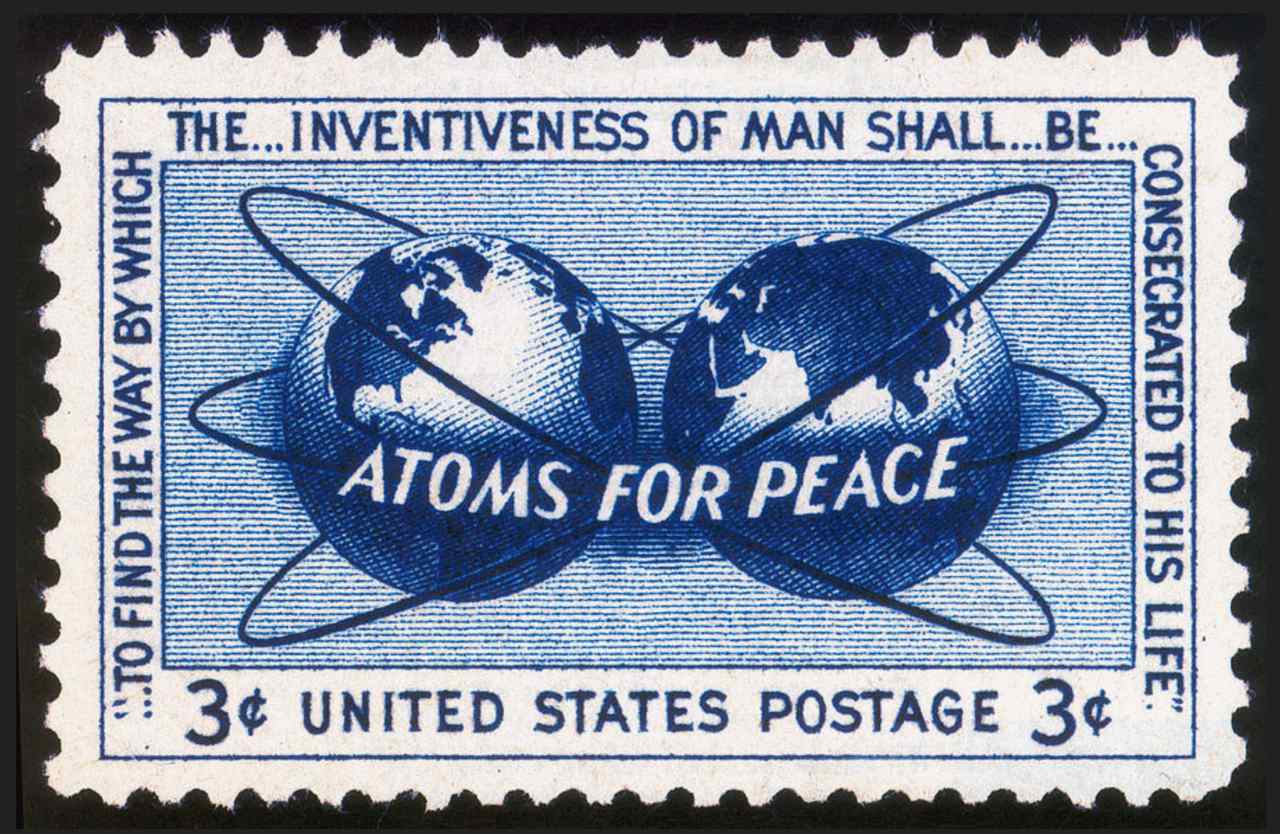 Re-release Atoms for Peace Stamp